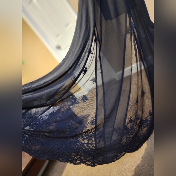 Black Lace Mermaid Maxi Dress, Women's XS [NWT!] - Picture 5 of 9